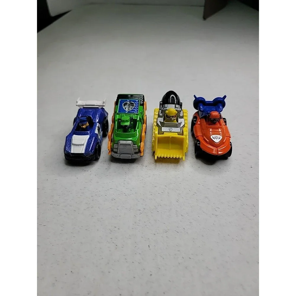 Paw Patrol the Movie True Metal Vehicle Set - 4 Cars SET Racers